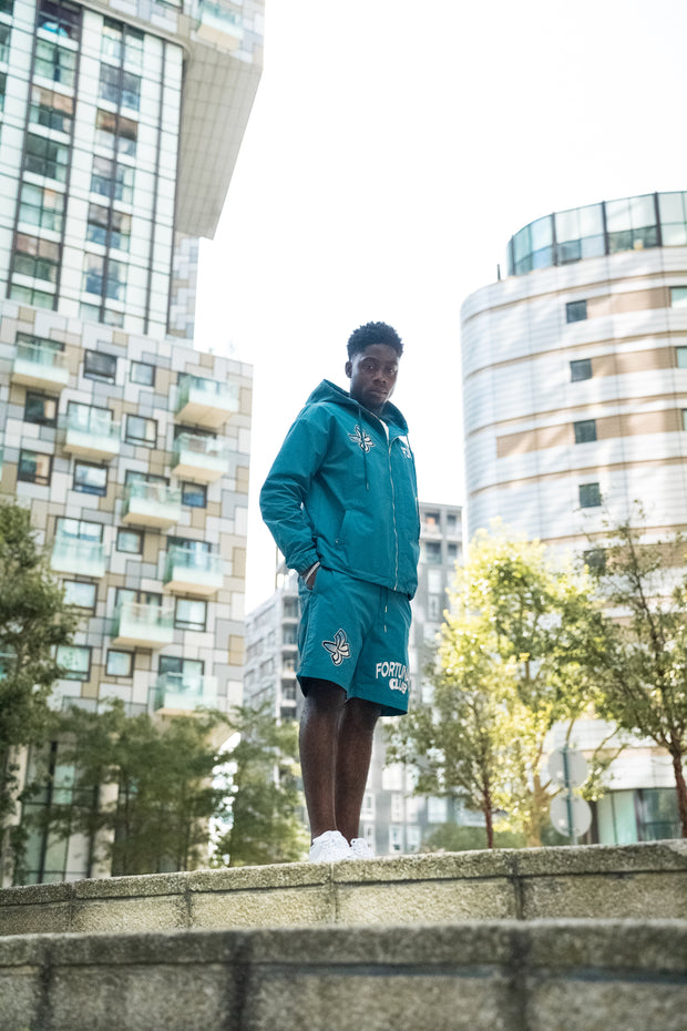 Winbreaker Casal Blue Shorts Set - Fortune Club