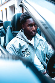 Windbreaker Smoked Grey Shorts Set - Fortunate Club