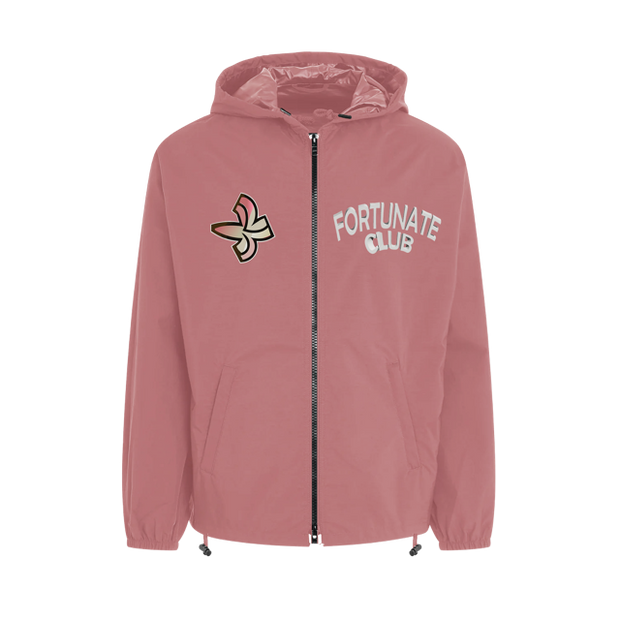 Windbreaker Salmon Pink Shorts Set - Fortunate Club
